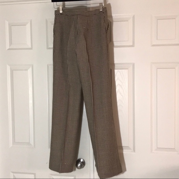 VALENTINO houndstooth wideleg pants - Picture 2 of 5